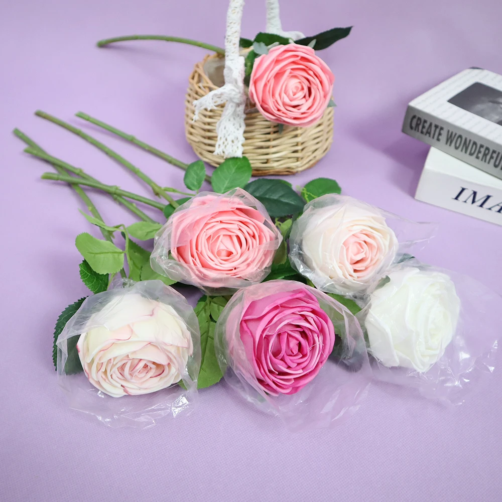 43cm Simulated Round Rose Branch Wedding Table Decoration Festive Supplies Living Room Decor High Quality Artificial Flowers
43cm Simulated Round Rose Branch Wedding Table Decoration Festive Supplies Living Room Decor High Quality Artificial Flowers