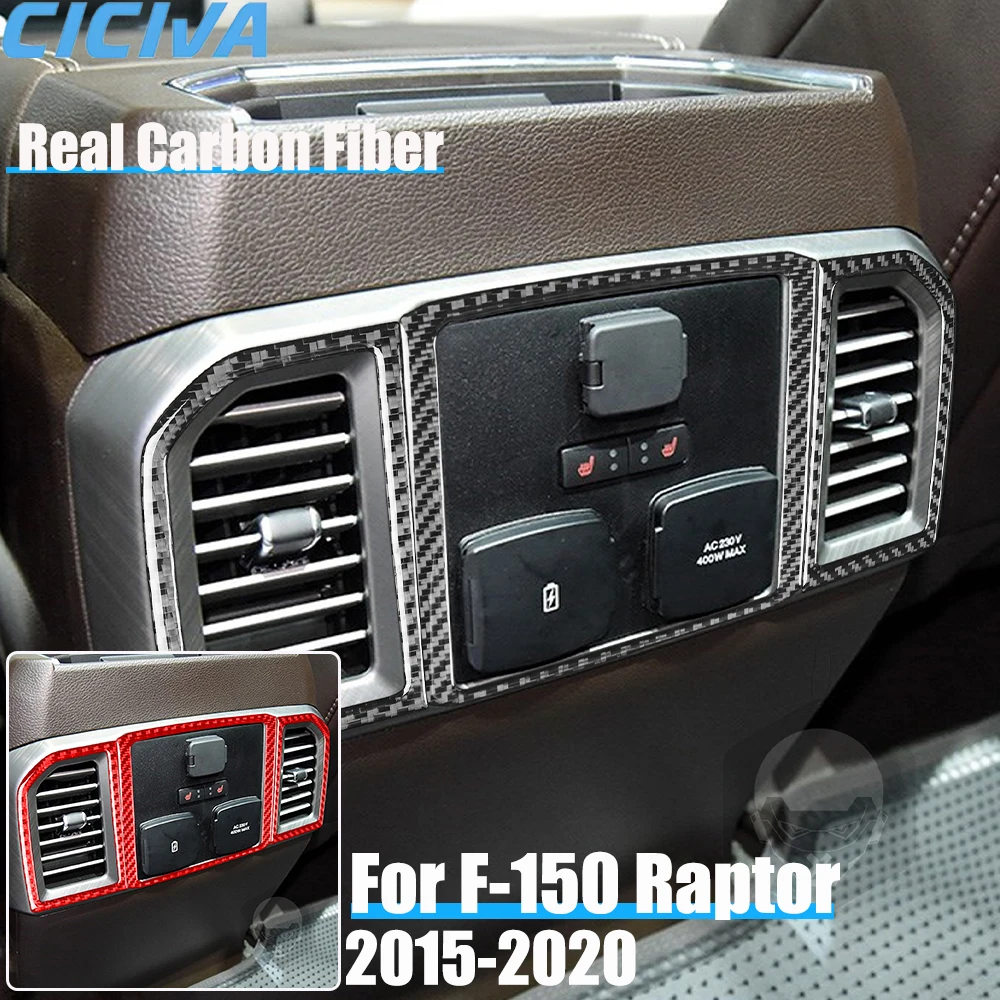 Real Carbon Fiber Car Accessories Rear Air Vent Frame Decorative Trim Cover Soft Sticker For Ford F150 SVT Raptor 2015-2020
Real Carbon Fiber Car Accessories Rear Air Vent Frame Decorative Trim Cover Soft Sticker For Ford F150 SVT Raptor 2015-2020