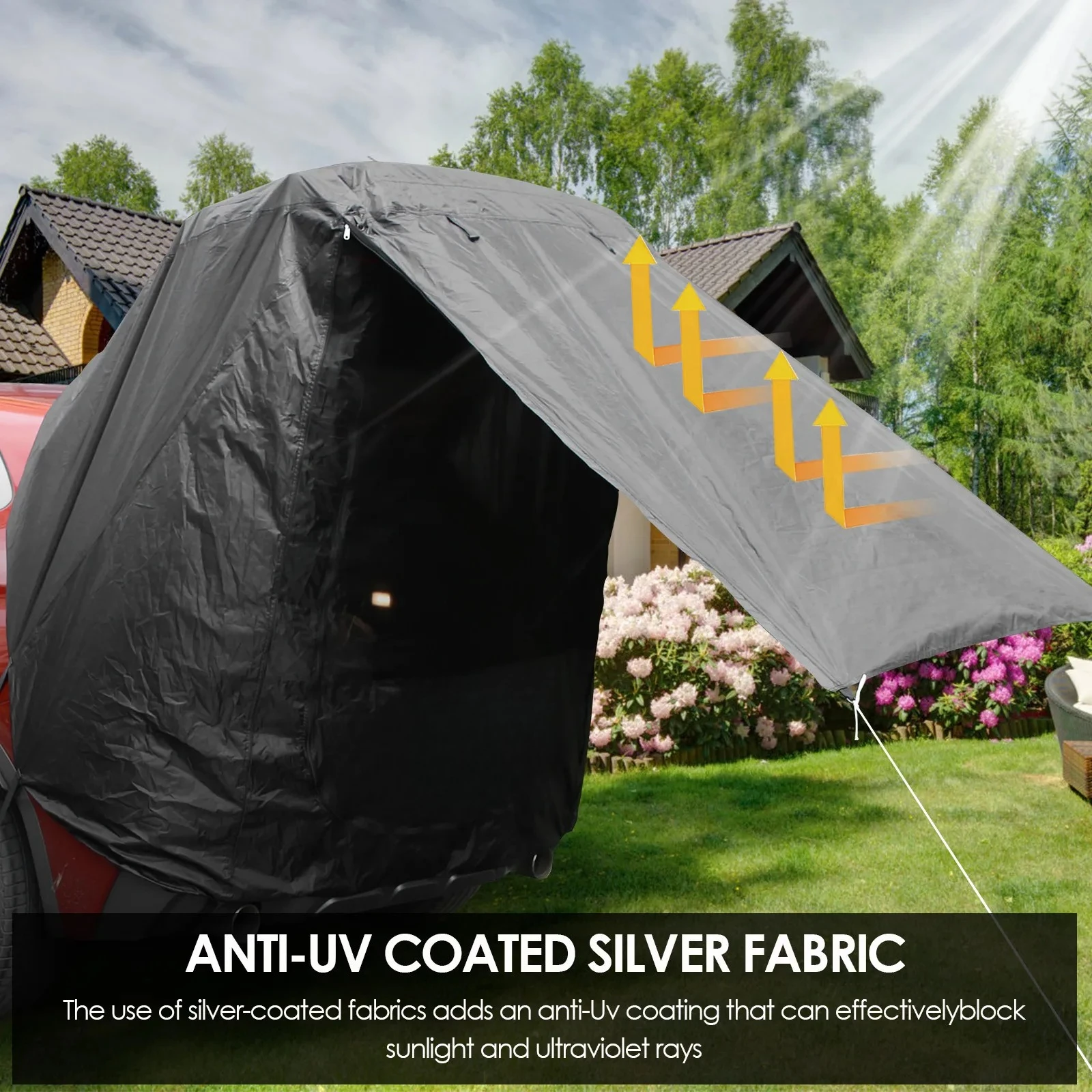 Outdoor Car Rear Camping Tent Extension Canopy Sunshade Rainproof Shelter for Picnic Camping Travel
Outdoor Car Rear Camping Tent Extension Canopy Sunshade Rainproof Shelter for Picnic Camping Travel