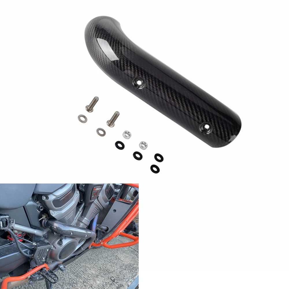 Motorcycle Carbon Exhaust Protector Heat Shield Muffler Pipe Cover Guard for HarleyS Pan America 1250 Special RA1250S 2021- 2023
Motorcycle Carbon Exhaust Protector Heat Shield Muffler Pipe Cover Guard for HarleyS Pan America 1250 Special RA1250S 2021- 2023