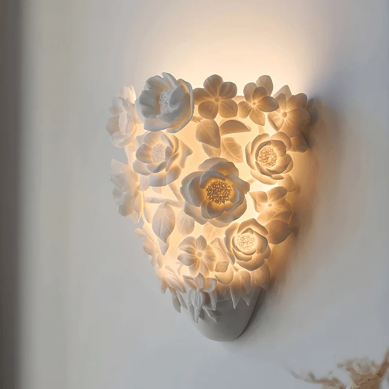 Resin Art Flower Wall Lamp French Light Luxury Home Deco Mirror Light Sconce Living Room Bedside Led Lighting Fixture Luminaire
Resin Art Flower Wall Lamp French Light Luxury Home Deco Mirror Light Sconce Living Room Bedside Led Lighting Fixture Luminaire
