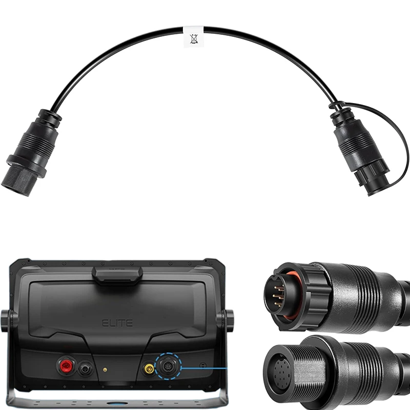 Replacement for Minn Kota 1852079 DSC Adapter Cable MKR-DSC-16 for Lowrance 9-Pin Fish Finders IP68 Waterproof
Replacement for Minn Kota 1852079 DSC Adapter Cable MKR-DSC-16 for Lowrance 9-Pin Fish Finders IP68 Waterproof