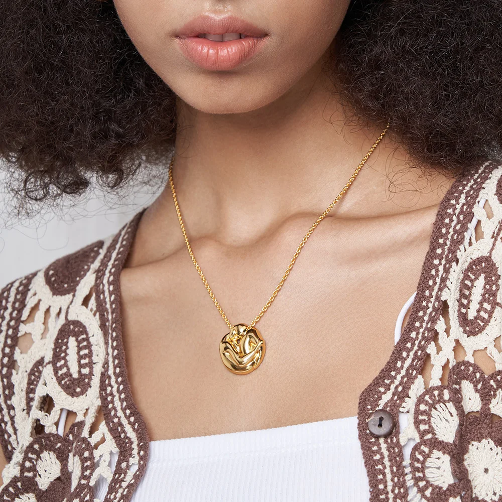 ENFASHION Human Body Necklace For Women Gold Color Baby Pendant Necklaces 2021 Fashion Jewelry Collares Para Mujer Party P213230
ENFASHION Human Body Necklace For Women Gold Color Baby Pendant Necklaces 2021 Fashion Jewelry Collares Para Mujer Party P213230