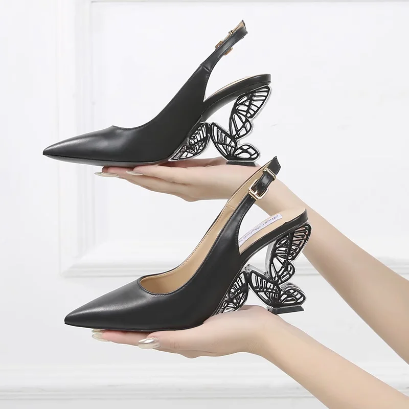 2024 Ladies Summer Shoes Pointed Toe Design Women Sandals Abnormal Butterfly Heels Heel Pumps Female Shoes Vintage Lady Shoes
2024 Ladies Summer Shoes Pointed Toe Design Women Sandals Abnormal Butterfly Heels Heel Pumps Female Shoes Vintage Lady Shoes
