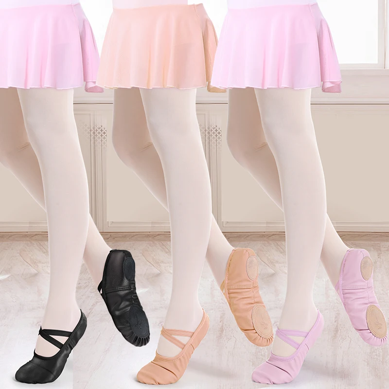 Girls Ballet Leather Shoes Yoga Slippers for Dancing Split-Sole No-Tie
Girls Ballet Leather Shoes Yoga Slippers for Dancing Split-Sole No-Tie