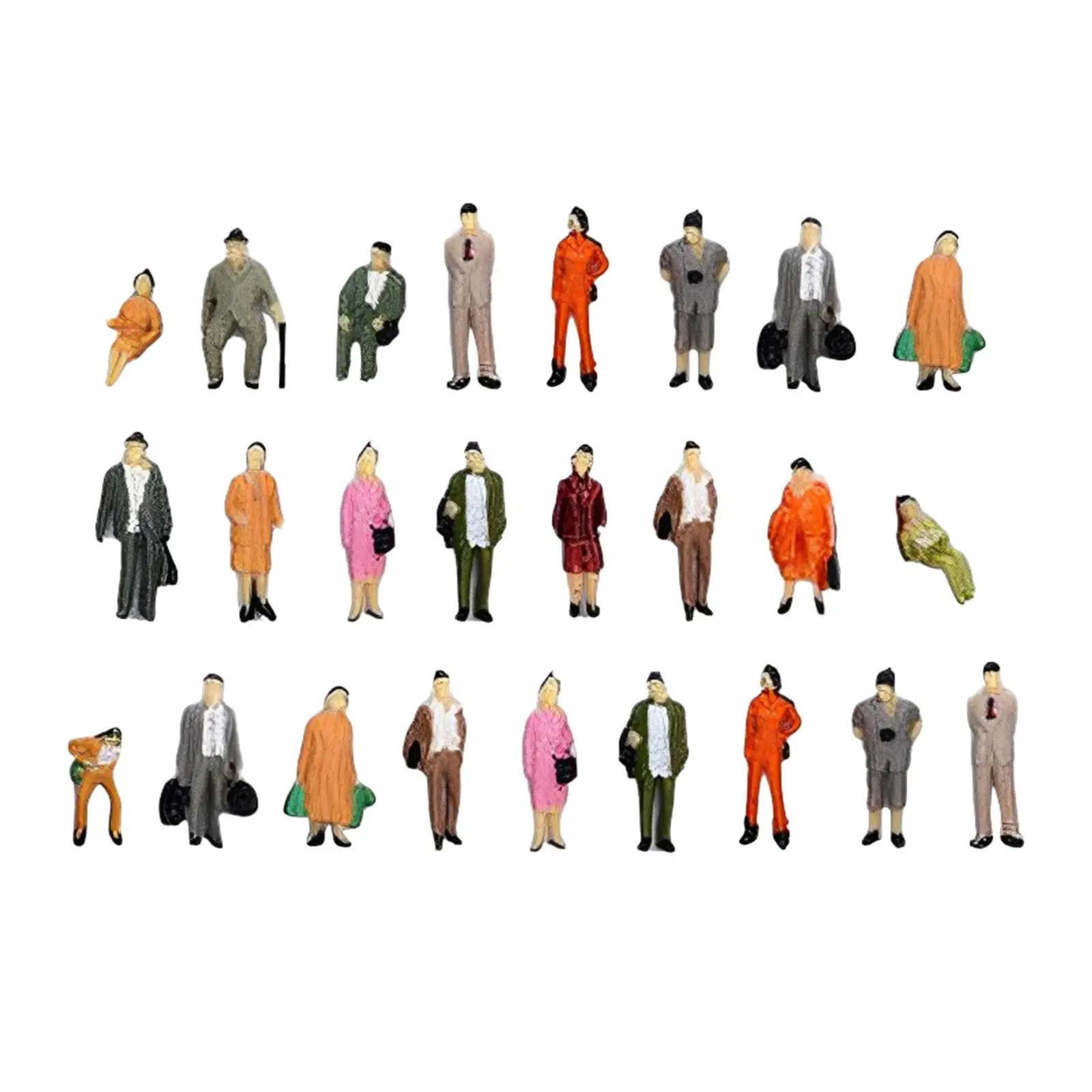 25 Pieces 1/87 Miniature Model Passenger Figures, Micro Landscape Road Street Scene DIY Projects Supplies Decoration
25 Pieces 1/87 Miniature Model Passenger Figures, Micro Landscape Road Street Scene DIY Projects Supplies Decoration