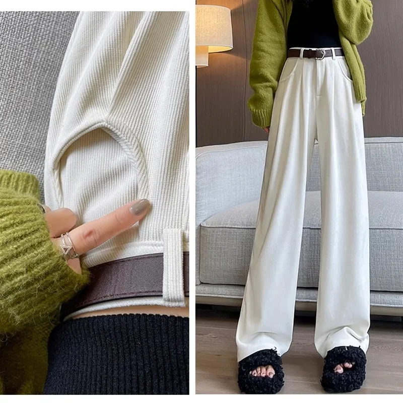 2024 Autumn Women Korean Style Versatile Long Pants Lady Concise Elastic Straight Leg Wide Leg Casual Daily Streetwear Trousers
2024 Autumn Women Korean Style Versatile Long Pants Lady Concise Elastic Straight Leg Wide Leg Casual Daily Streetwear Trousers