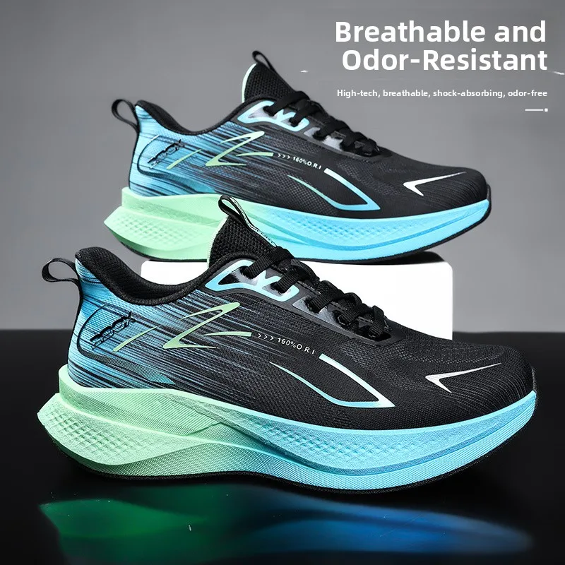 Men's Spring Running Shoes Breathable Lightweight Carbon Plate Thick Bottom Casual Sports Trendy Shoe Comfortable All-Match
Men's Spring Running Shoes Breathable Lightweight Carbon Plate Thick Bottom Casual Sports Trendy Shoe Comfortable All-Match