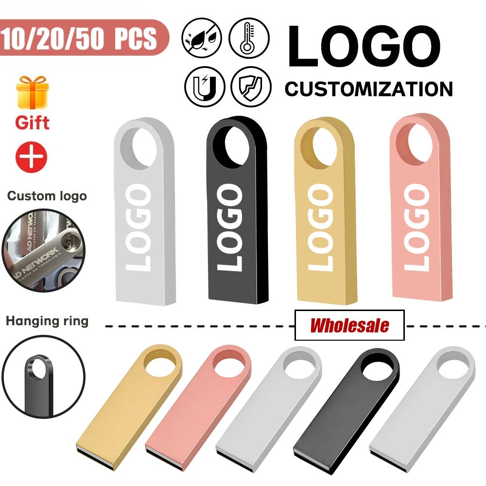 10/20/50PCS USB Free Custom LOGO Flash Drive 3.0 High Speed Pen Drive 16GB 32GB 64GB 128GB Pendrive Metal Usb Sticks with Key
10/20/50PCS USB Free Custom LOGO Flash Drive 3.0 High Speed Pen Drive 16GB 32GB 64GB 128GB Pendrive Metal Usb Sticks with Key