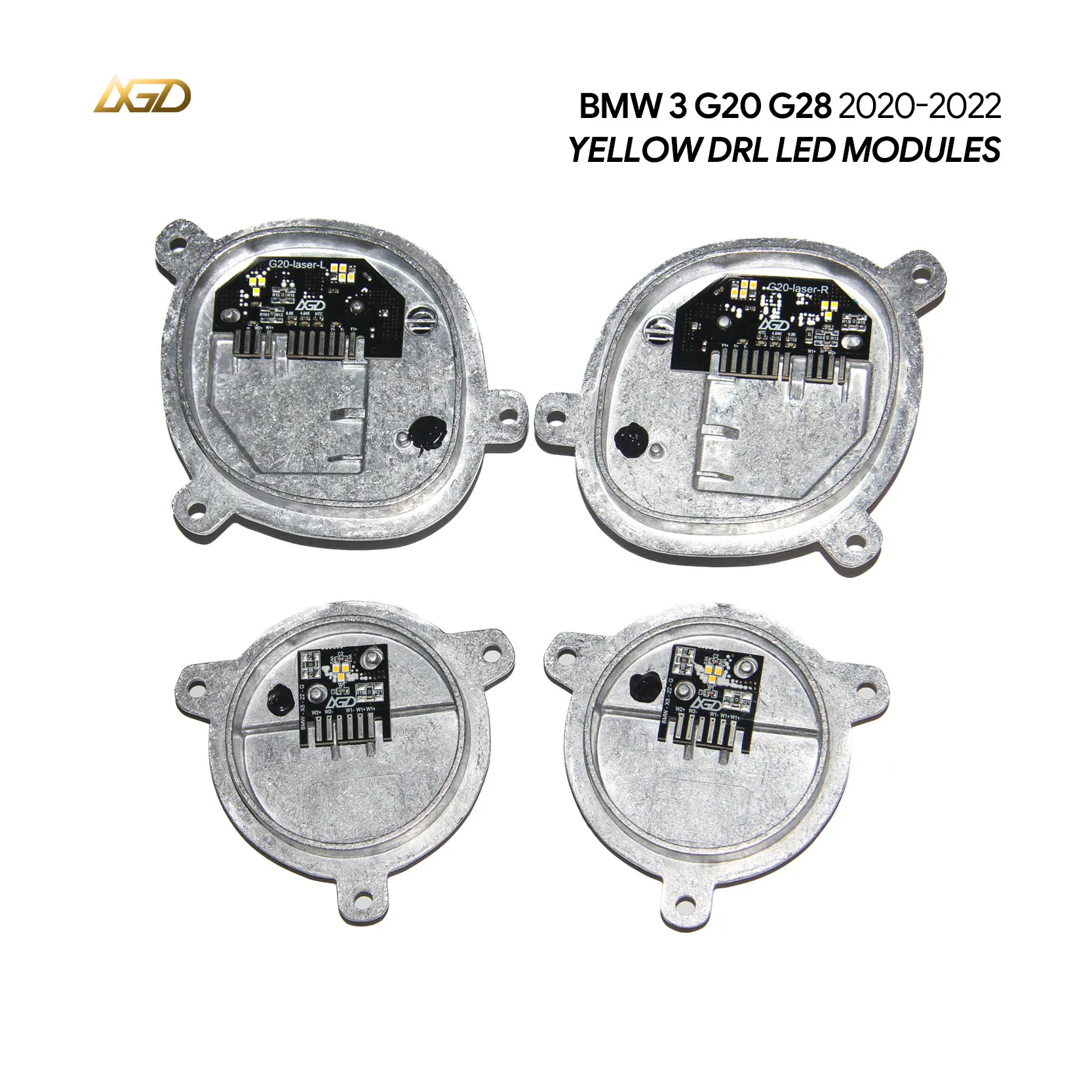 Желтые светодиодные модули DRL с радиатором для BMW 3 серии 19-22 G20 G21 G28 320i 330i M340i подходят для лазерных фар, версия ЕС
Желтые светодиодные модули DRL с радиатором для BMW 3 серии 19-22 G20 G21 G28 320i 330i M340i подходят для лазерных фар, версия ЕС