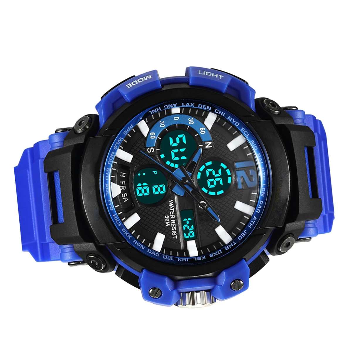 1713 Fashion Waterproof Luminous Watch Digital Analog Quartz Movement Watches for Multifunction
1713 Fashion Waterproof Luminous Watch Digital Analog Quartz Movement Watches for Multifunction