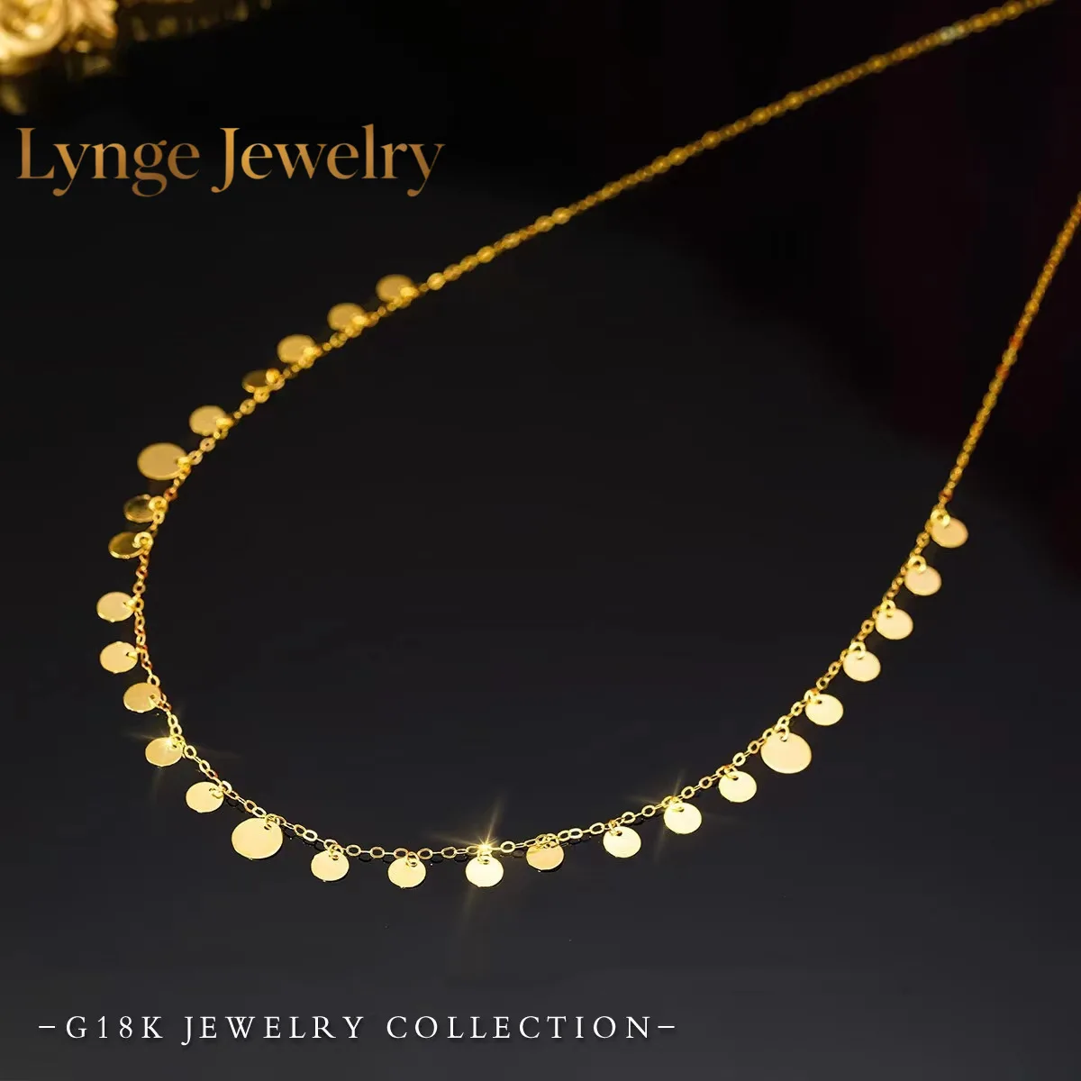 Lynge Jewelry Real 18K Gold Circular Necklace Pendant for Woman Luxury AU750 Pendant Necklace Fine Jewelry High-quality Banquet
Lynge Jewelry Real 18K Gold Circular Necklace Pendant for Woman Luxury AU750 Pendant Necklace Fine Jewelry High-quality Banquet