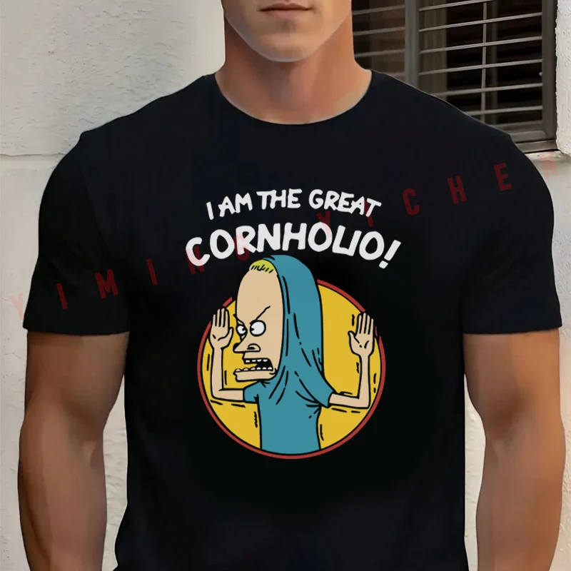 Beavis And Butthead I Am The Great Cornhole! Men's Cotton Moto T-Shirt Fashionable Casual Summer Travel And Sports Tee
Beavis And Butthead I Am The Great Cornhole! Men's Cotton Moto T-Shirt Fashionable Casual Summer Travel And Sports Tee