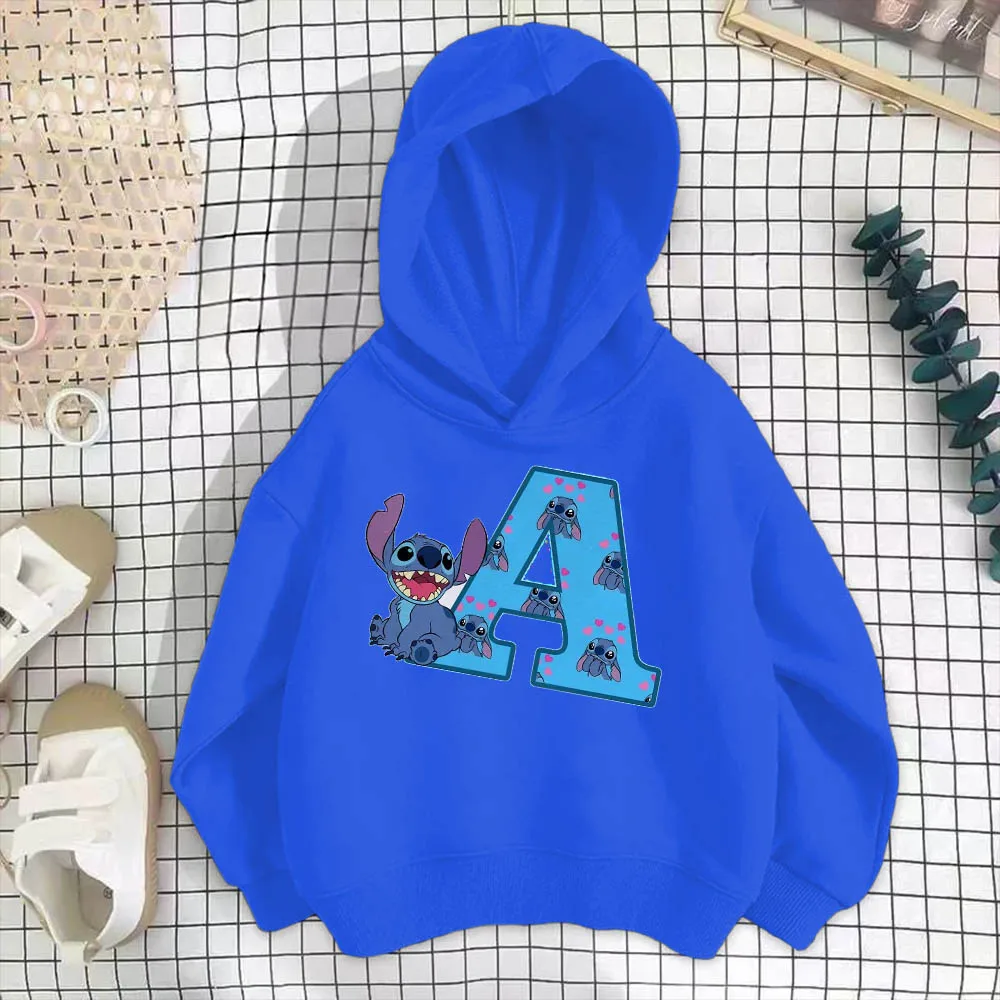 Cartoon Disney Stitch Sportswear Clothing Top Long Sleeve Top Cute and Fun Boys and Girls Kids Daily Hoodies Casual Sports
Cartoon Disney Stitch Sportswear Clothing Top Long Sleeve Top Cute and Fun Boys and Girls Kids Daily Hoodies Casual Sports