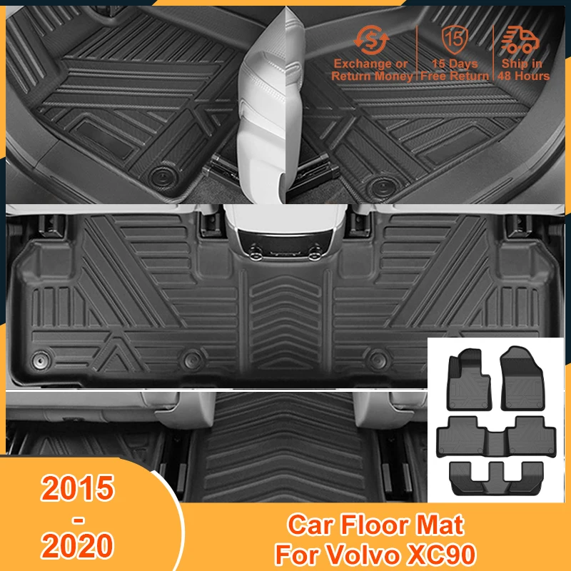 2015-2020 for Volvo XC90 2015 2016 2017 2018 2019 2020 Accessories Floor Mats TPE Scratch Waterproof Non-Slip Foot Pad Cover
2015-2020 for Volvo XC90 2015 2016 2017 2018 2019 2020 Accessories Floor Mats TPE Scratch Waterproof Non-Slip Foot Pad Cover