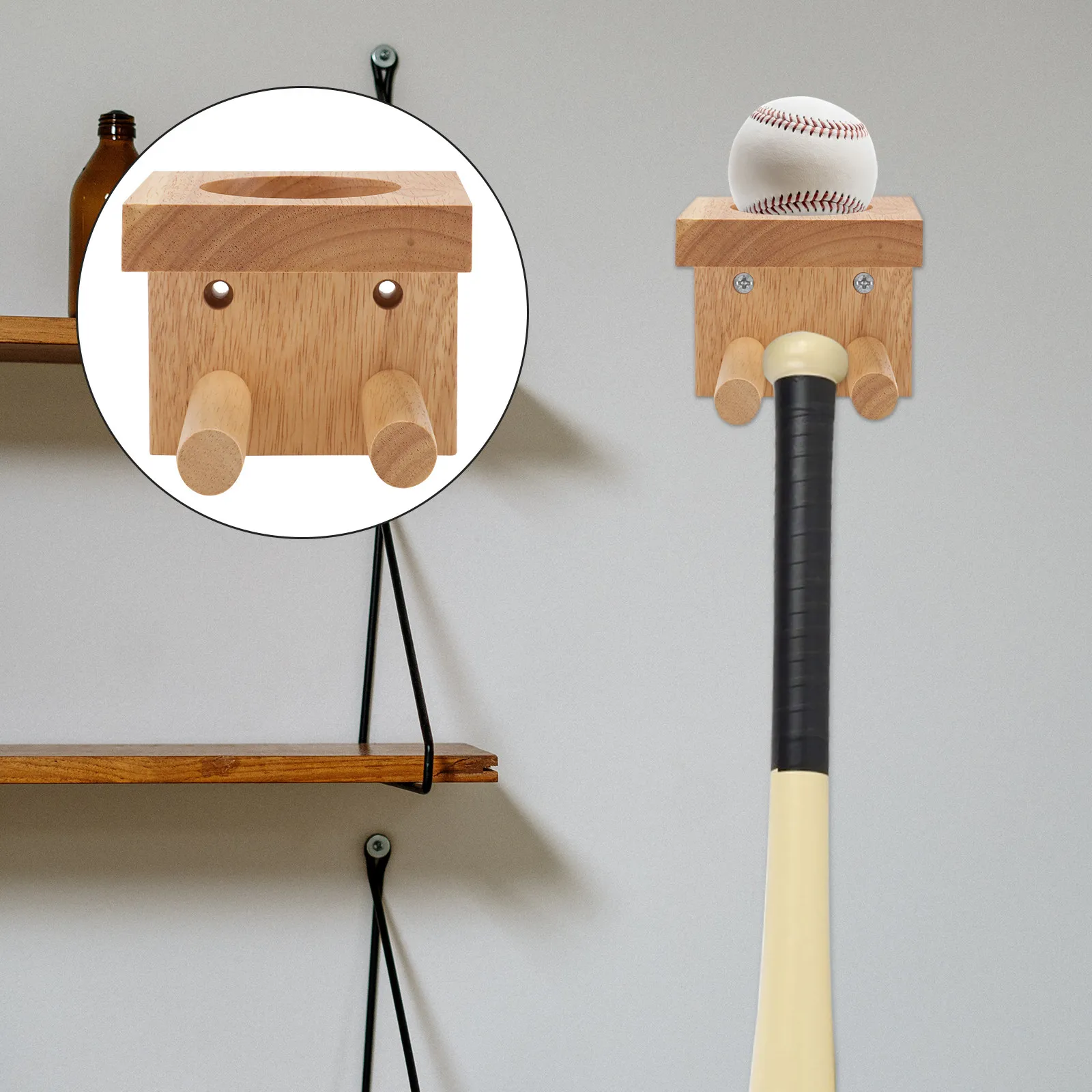 1Pcs Premium Wood Baseball Bat Support Rack Fits Most Barrel Sizes Display Stand for Collectors Fans Home Decoration Bracket
1Pcs Premium Wood Baseball Bat Support Rack Fits Most Barrel Sizes Display Stand for Collectors Fans Home Decoration Bracket