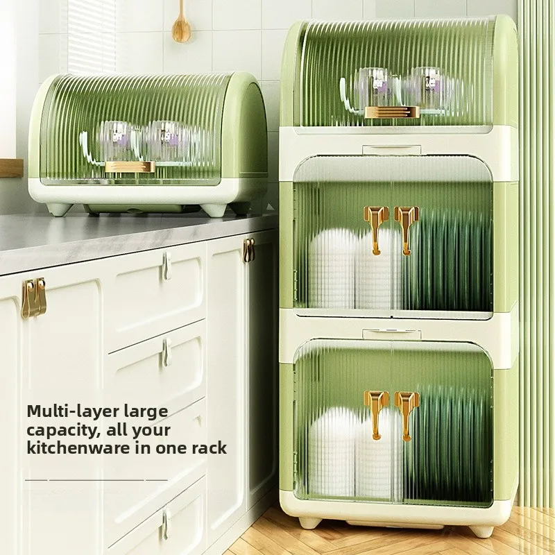 New Kitchen Bowl Cabinet Baby Cutlery Storage Box Dustproof Dishware Rack Home Multi-functional Drainage Plastic Stand
New Kitchen Bowl Cabinet Baby Cutlery Storage Box Dustproof Dishware Rack Home Multi-functional Drainage Plastic Stand