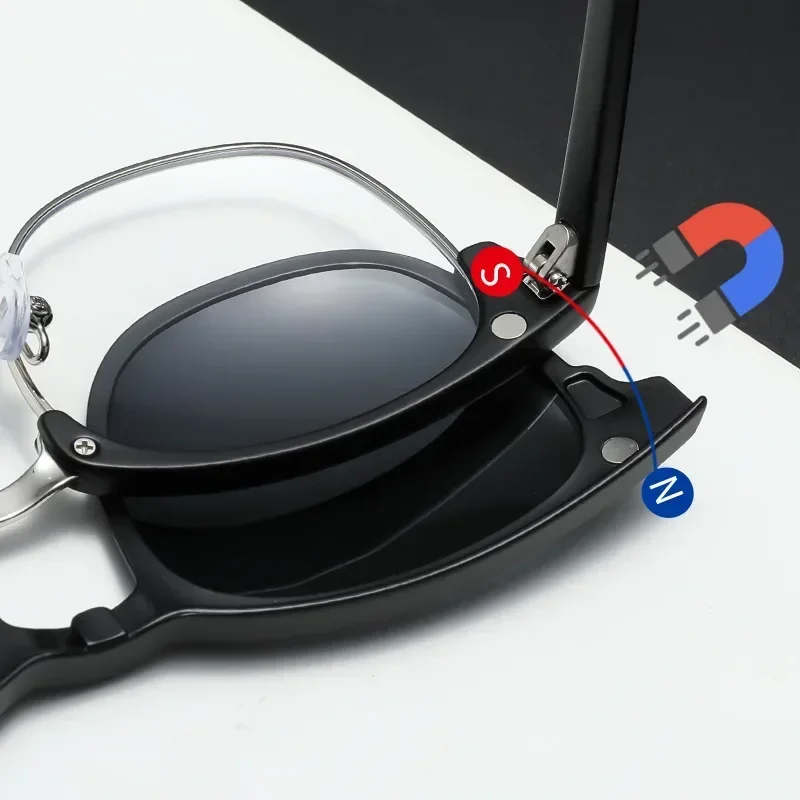XUKACustom Eyewear Frame 6 In 1 Men Women Polarized Optical -0.5 to-10 Myopia Sunglasses Clip Magnet Classic Style Glasses
XUKACustom Eyewear Frame 6 In 1 Men Women Polarized Optical -0.5 to-10 Myopia Sunglasses Clip Magnet Classic Style Glasses