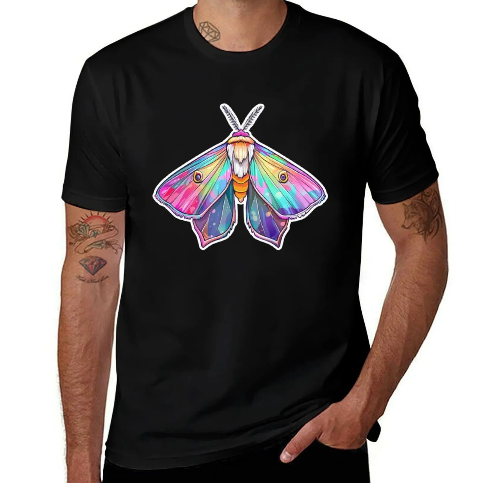Iridescent moth T-Shirt summer tops kawaii clothes plus size tops Funny t-shirt mens shirts graphic tee
Iridescent moth T-Shirt summer tops kawaii clothes plus size tops Funny t-shirt mens shirts graphic tee