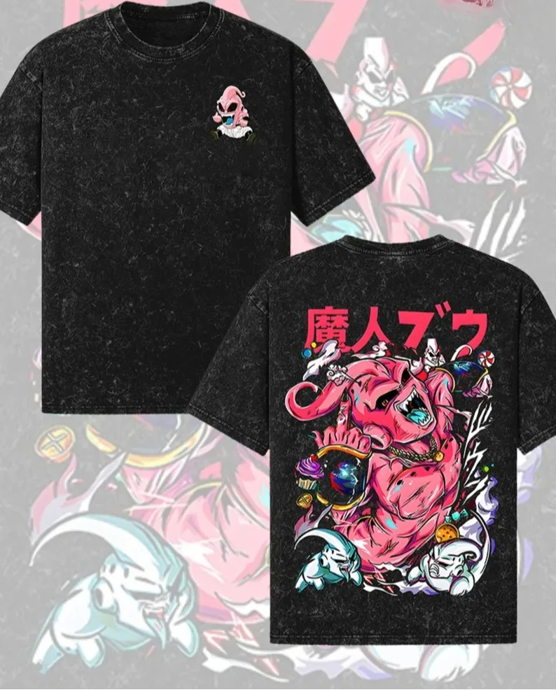 Футболка Majin Buu Dragon Ball Son Goku, винтажная, унисекс, хлопковая, для весны и лета, в стиле аниме, уличная одежда, повседневная, оверсайз
Футболка Majin Buu Dragon Ball Son Goku, винтажная, унисекс, хлопковая, для весны и лета, в стиле аниме, уличная одежда, повседневная, оверсайз