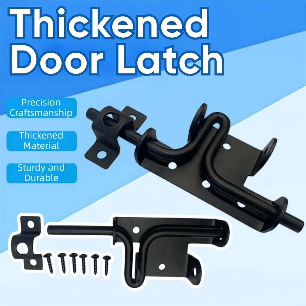 Heavy Duty Door Slide Bolt Lock Solid Construction Black Door Lock Reinforced Rust-resistant Garden Gate Guardrail Fence Lock
Heavy Duty Door Slide Bolt Lock Solid Construction Black Door Lock Reinforced Rust-resistant Garden Gate Guardrail Fence Lock