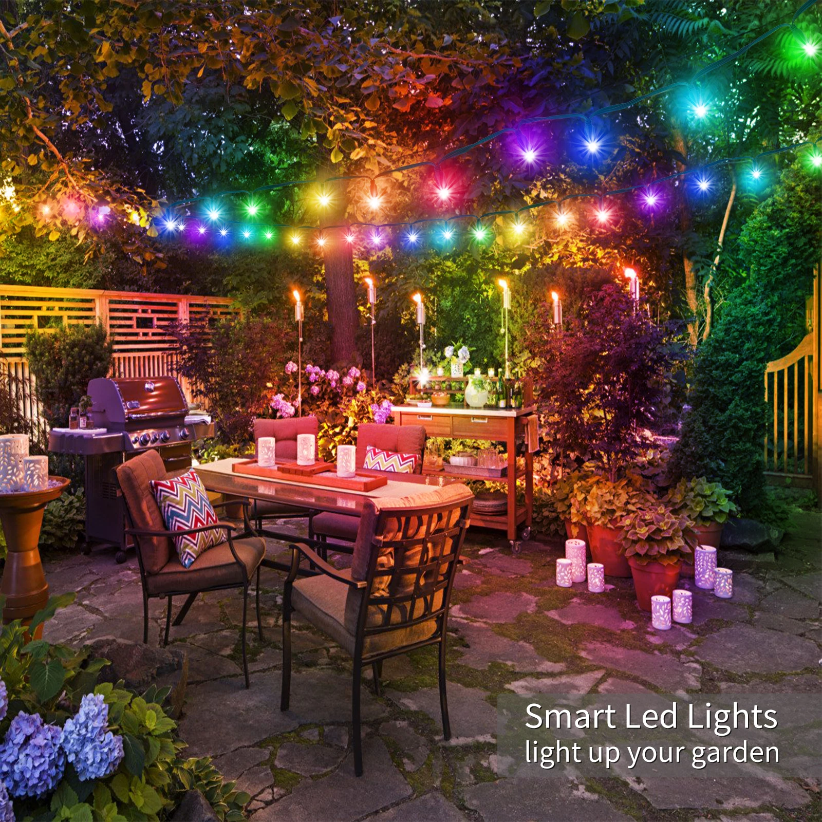 Christmas ornaments large LED RGB magic string USB interface can be controlled by mobile phone APP
Christmas ornaments large LED RGB magic string USB interface can be controlled by mobile phone APP