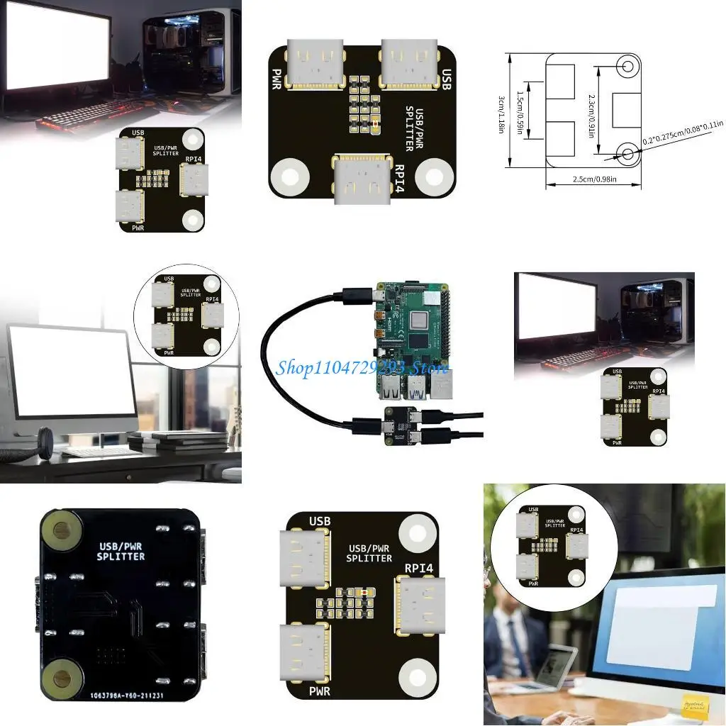 Y2GD USB/Power Splitter Efficient Power Distribution for RPI BliKVM and PiKVM
Y2GD USB/Power Splitter Efficient Power Distribution for RPI BliKVM and PiKVM