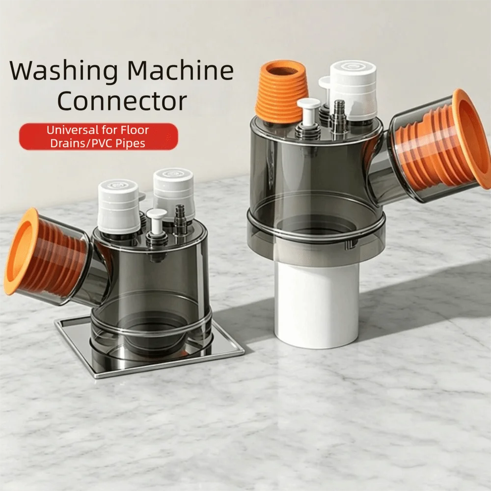 Connects Three-Way Drain Pipe Diverter Triple Floor Drain Compatible Dryer
Connects Three-Way Drain Pipe Diverter Triple Floor Drain Compatible Dryer