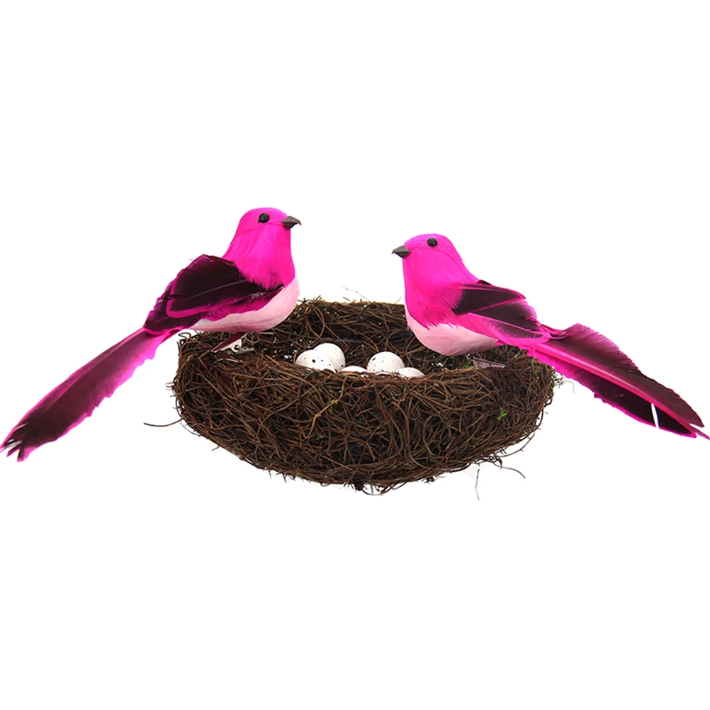 Artificial Bird Nest Ornament Realistic Bird Eggs Decor Home Store Office Bar Decoration DIY Micro Landscape Props
Artificial Bird Nest Ornament Realistic Bird Eggs Decor Home Store Office Bar Decoration DIY Micro Landscape Props