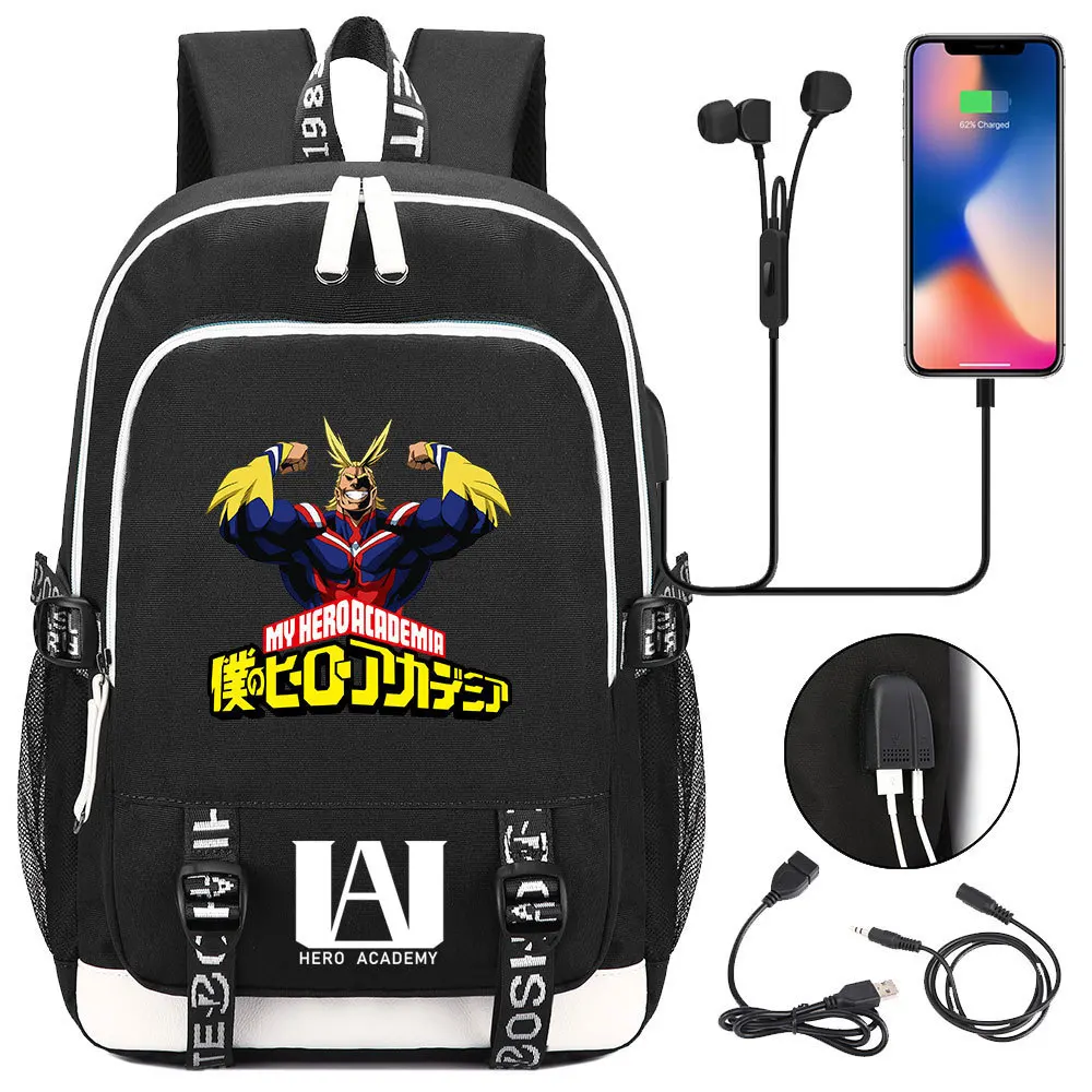 Новый рюкзак My Hero Academia для мужчин и женщин, дорожный рюкзак для ноутбука с зарядкой через USB, школьный рюкзак для мальчиков и девочек-подростков
Новый рюкзак My Hero Academia для мужчин и женщин, дорожный рюкзак для ноутбука с зарядкой через USB, школьный рюкзак для мальчиков и девочек-подростков