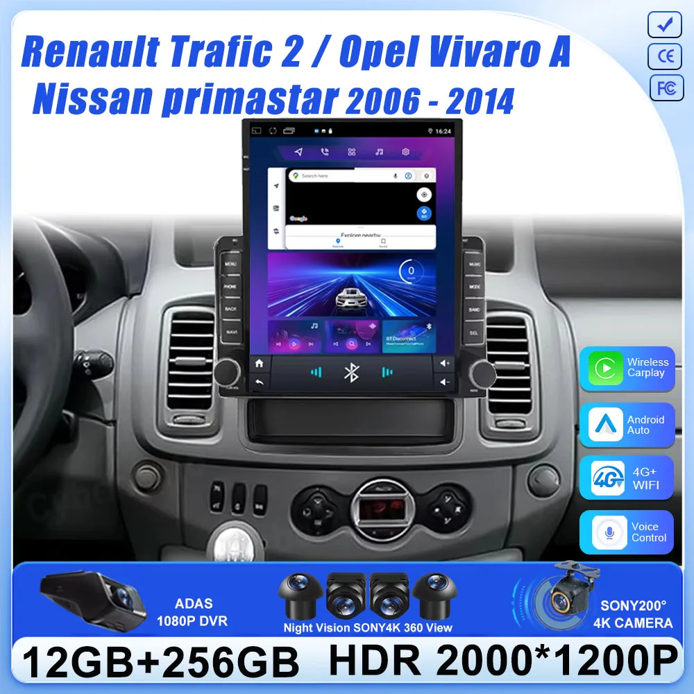 9.7 inch Android 15 For Renault Trafic 2 For Opel Vivaro A For Nissan primastar 2006 - 2014 Auto Radio car multimedia player GPS
9.7 inch Android 15 For Renault Trafic 2 For Opel Vivaro A For Nissan primastar 2006 - 2014 Auto Radio car multimedia player GPS