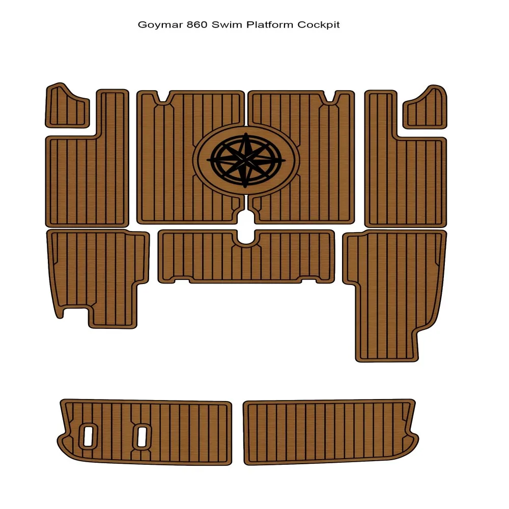 Goymar 860 Swim Platform Cockpit Boat EVA Faux Foam Teak Deck Floor Pad SeaDek MarineMat Gatorstep Style Self Adhesive
Goymar 860 Swim Platform Cockpit Boat EVA Faux Foam Teak Deck Floor Pad SeaDek MarineMat Gatorstep Style Self Adhesive