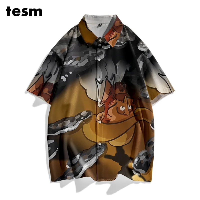TESM Summer Couple Matching Hawaiian Shirts - Unisex Loose Short-Sleeve Breathable Sun-Protective Men Women Vacation Beach Tops
TESM Summer Couple Matching Hawaiian Shirts - Unisex Loose Short-Sleeve Breathable Sun-Protective Men Women Vacation Beach Tops
