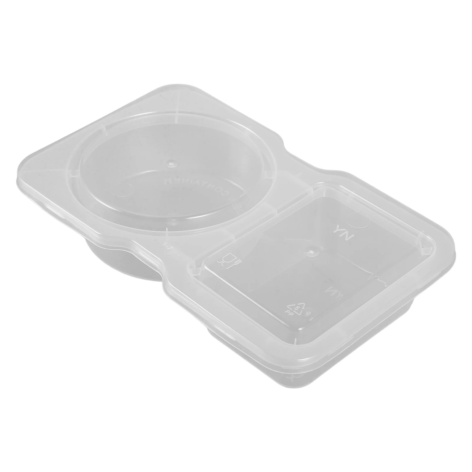 50 Pcs Sauce Transparent Containers Double Compartment Food Storage Dressing Cups Lids Takeaway Boxes Sealing Holder Seasoning
50 Pcs Sauce Transparent Containers Double Compartment Food Storage Dressing Cups Lids Takeaway Boxes Sealing Holder Seasoning