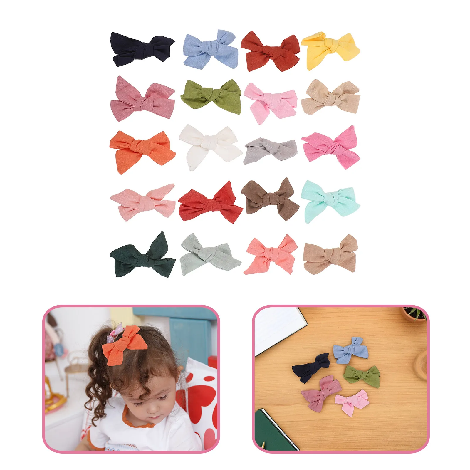 20Pcs Bow Hair Clips Assorted Color Small Barrettes Perfect for Showers Festivals Birthday Parties Cute Hair
20Pcs Bow Hair Clips Assorted Color Small Barrettes Perfect for Showers Festivals Birthday Parties Cute Hair