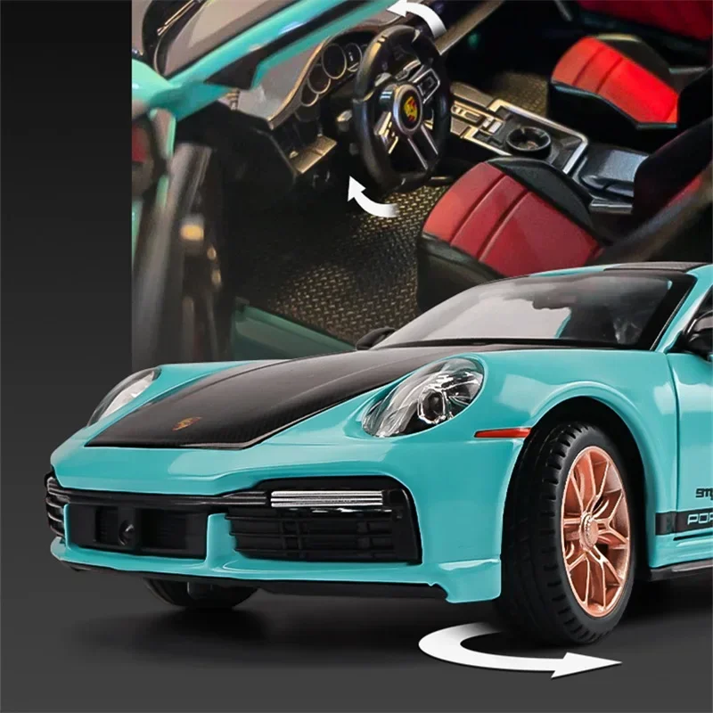 1:24 Porsches 911 TARGA TURBO S Alloy Racing Car Model Diecasts Simulation Metal Toy Car Model Sound Light Collection Gift
1:24 Porsches 911 TARGA TURBO S Alloy Racing Car Model Diecasts Simulation Metal Toy Car Model Sound Light Collection Gift