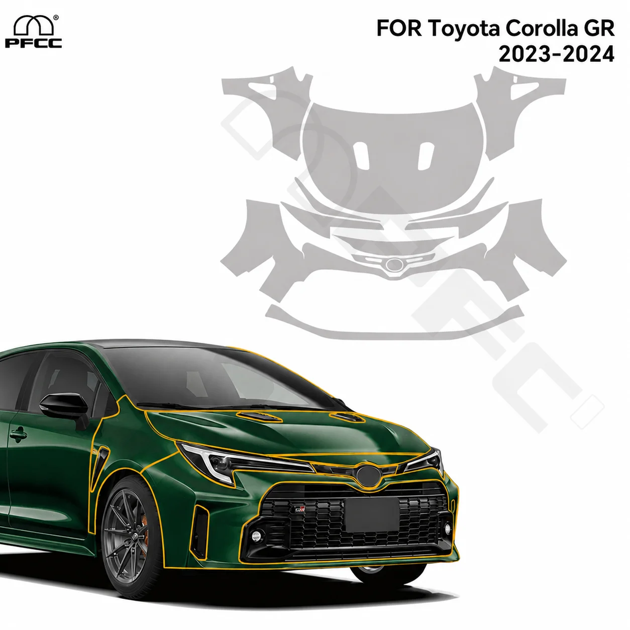 TPU Pre-cut PPF For Toyota Corolla GR 2023 2024 Paint Protection Film Clear Bra Car Body Anti-scratch Resistant Invisible Cover
TPU Pre-cut PPF For Toyota Corolla GR 2023 2024 Paint Protection Film Clear Bra Car Body Anti-scratch Resistant Invisible Cover
