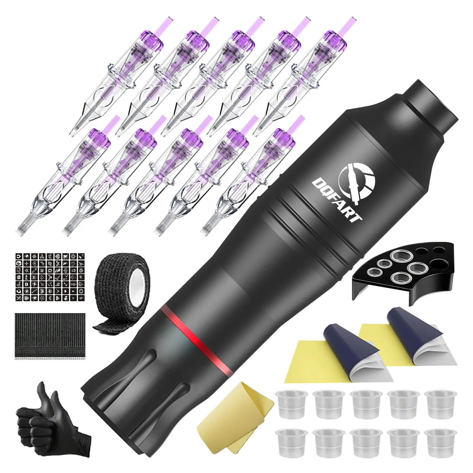 Halloween gift Professional tattoo pen kit, cordless tattoo gun- DC interface, complete tattoo kit suitable for beginners.
Halloween gift Professional tattoo pen kit, cordless tattoo gun- DC interface, complete tattoo kit suitable for beginners.