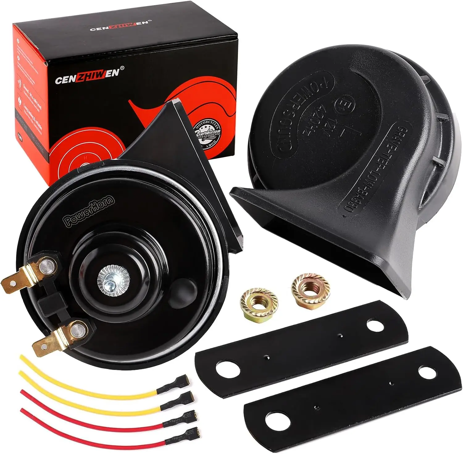Car Horn 12V Motorcycle Super Loud Snail Horn 125dB Electronic Horn Waterproof 1 Pair for Car Truck Van Motorcycle Vehiecles
Car Horn 12V Motorcycle Super Loud Snail Horn 125dB Electronic Horn Waterproof 1 Pair for Car Truck Van Motorcycle Vehiecles