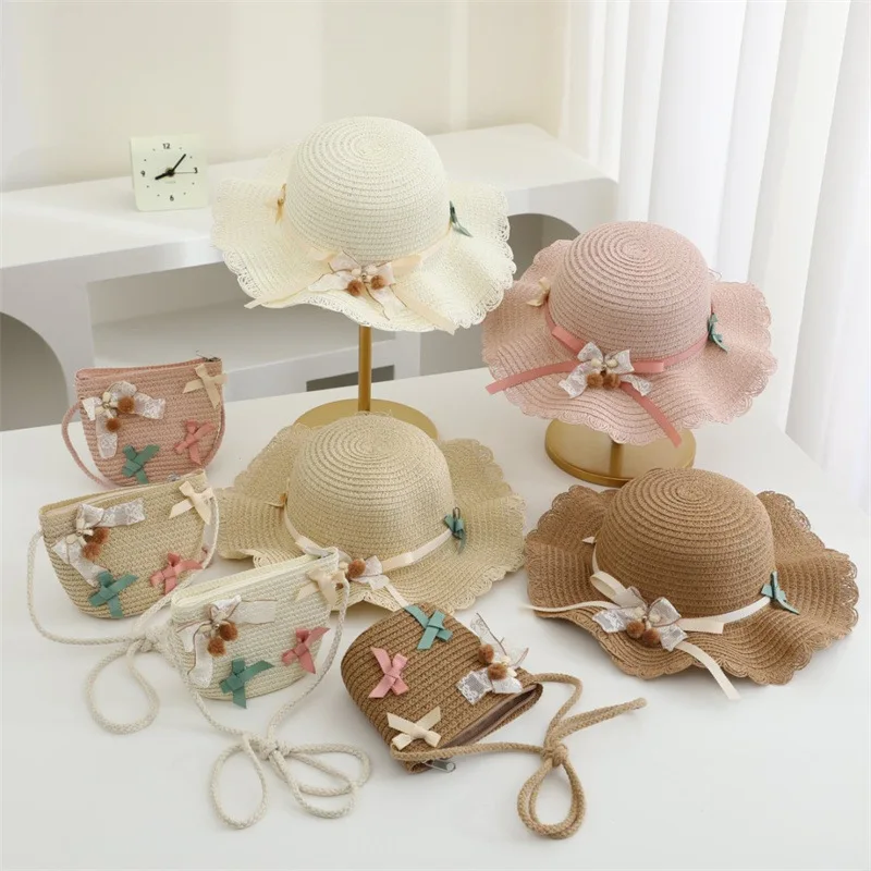 Parentchild Hats 2 Pcs Suit Children Straw Hat Shoulder Bag Girls Summer Outdoor Beach Cap Cute Travel Sun Hat Crossbody Bag
Parentchild Hats 2 Pcs Suit Children Straw Hat Shoulder Bag Girls Summer Outdoor Beach Cap Cute Travel Sun Hat Crossbody Bag