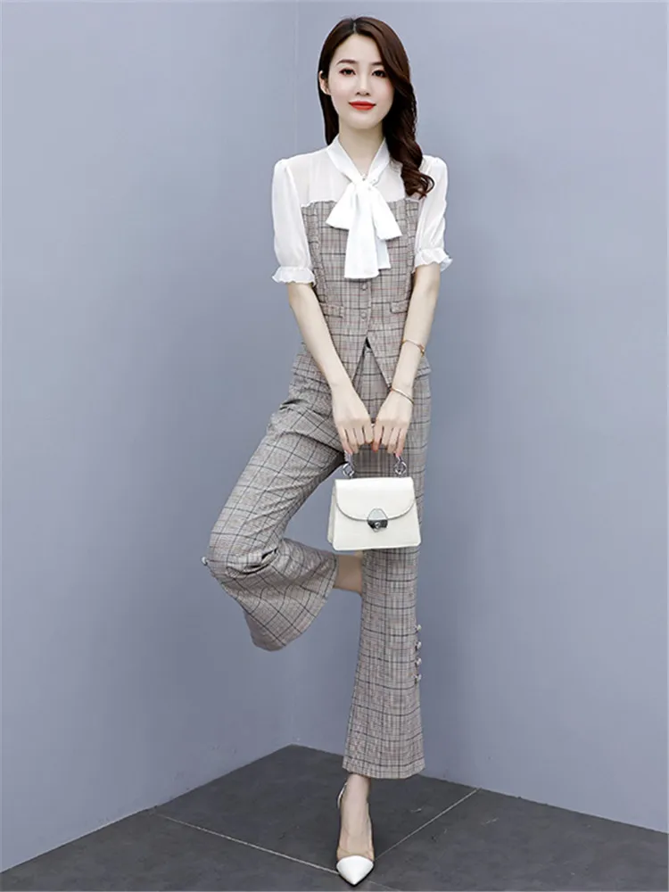 Faionable Slimming Two-Piece Set Women's Profional Clothing Korean Sle High Waist Bell Bot Ele Godd Look
Faionable Slimming Two-Piece Set Women's Profional Clothing Korean Sle High Waist Bell Bot Ele Godd Look