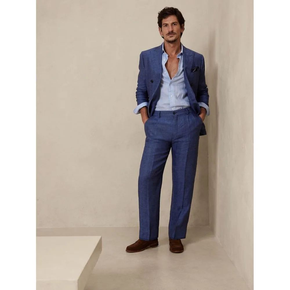 Elegant Men Suits Blazer Single Breasted Peak Lapel collar Slim Luxury Wedding Groom 2 Piece Jacket Pants Male Clothing
Elegant Men Suits Blazer Single Breasted Peak Lapel collar Slim Luxury Wedding Groom 2 Piece Jacket Pants Male Clothing