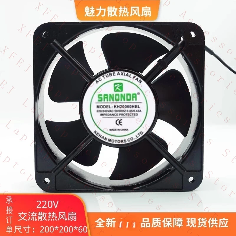 D FOR SANONDA KH20060HBL 20060 AC200V/240V 0.45A/0.43A Axial Cooling Fan
D FOR SANONDA KH20060HBL 20060 AC200V/240V 0.45A/0.43A Axial Cooling Fan