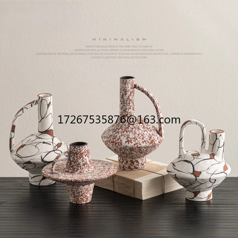 Wabi Sand Wind Ornament Ceramic Vase Art Flower Arranger Entrance Living Room Premium Retro Soft Decoration
Wabi Sand Wind Ornament Ceramic Vase Art Flower Arranger Entrance Living Room Premium Retro Soft Decoration