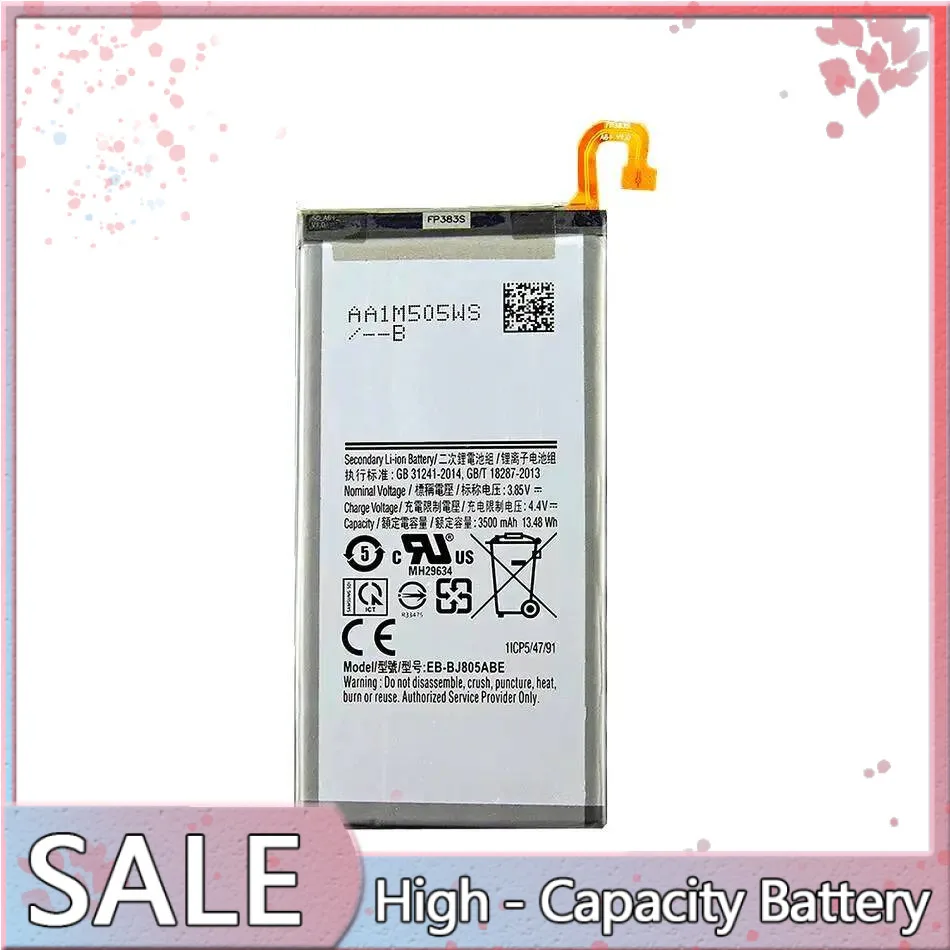 Mobile Phone Battery EB-BJ805ABE 3500mAh For Samsung Galaxy A6 Plus A6+ SM-A605F A605G A6050 A605K A605FN A605GN
Mobile Phone Battery EB-BJ805ABE 3500mAh For Samsung Galaxy A6 Plus A6+ SM-A605F A605G A6050 A605K A605FN A605GN