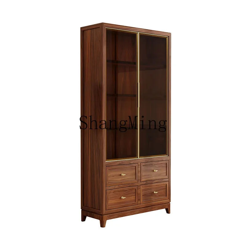 CL all solid wood bookcase bookshelf multi-layer combination wall glass door cabinet display cabinet
CL all solid wood bookcase bookshelf multi-layer combination wall glass door cabinet display cabinet