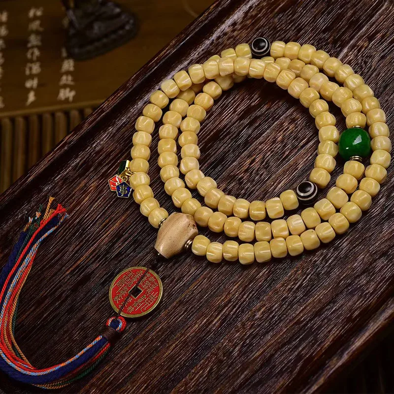 Natural Deer Bone Meteorite Passion Seed 108 Beads Buddhist Necklace Multi-Loop Bracelet Mountain Ghost Flower Pendant
Natural Deer Bone Meteorite Passion Seed 108 Beads Buddhist Necklace Multi-Loop Bracelet Mountain Ghost Flower Pendant