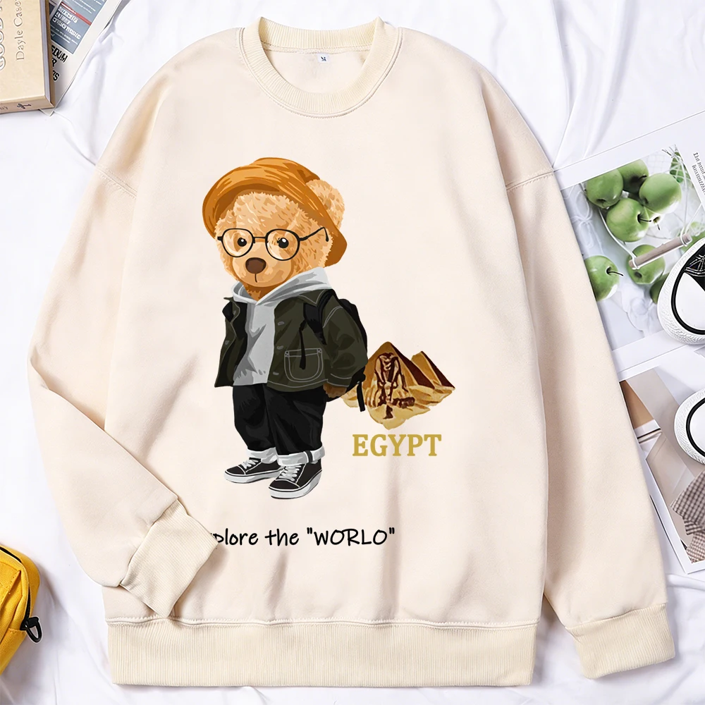 Толстовка с принтом Bear Explore The Worlo, мужские флисовые повседневные пуловеры с круглым вырезом, свободная одежда, мужская мода в стиле ретро с длинным рукавом
Толстовка с принтом Bear Explore The Worlo, мужские флисовые повседневные пуловеры с круглым вырезом, свободная одежда, мужская мода в стиле ретро с длинным рукавом