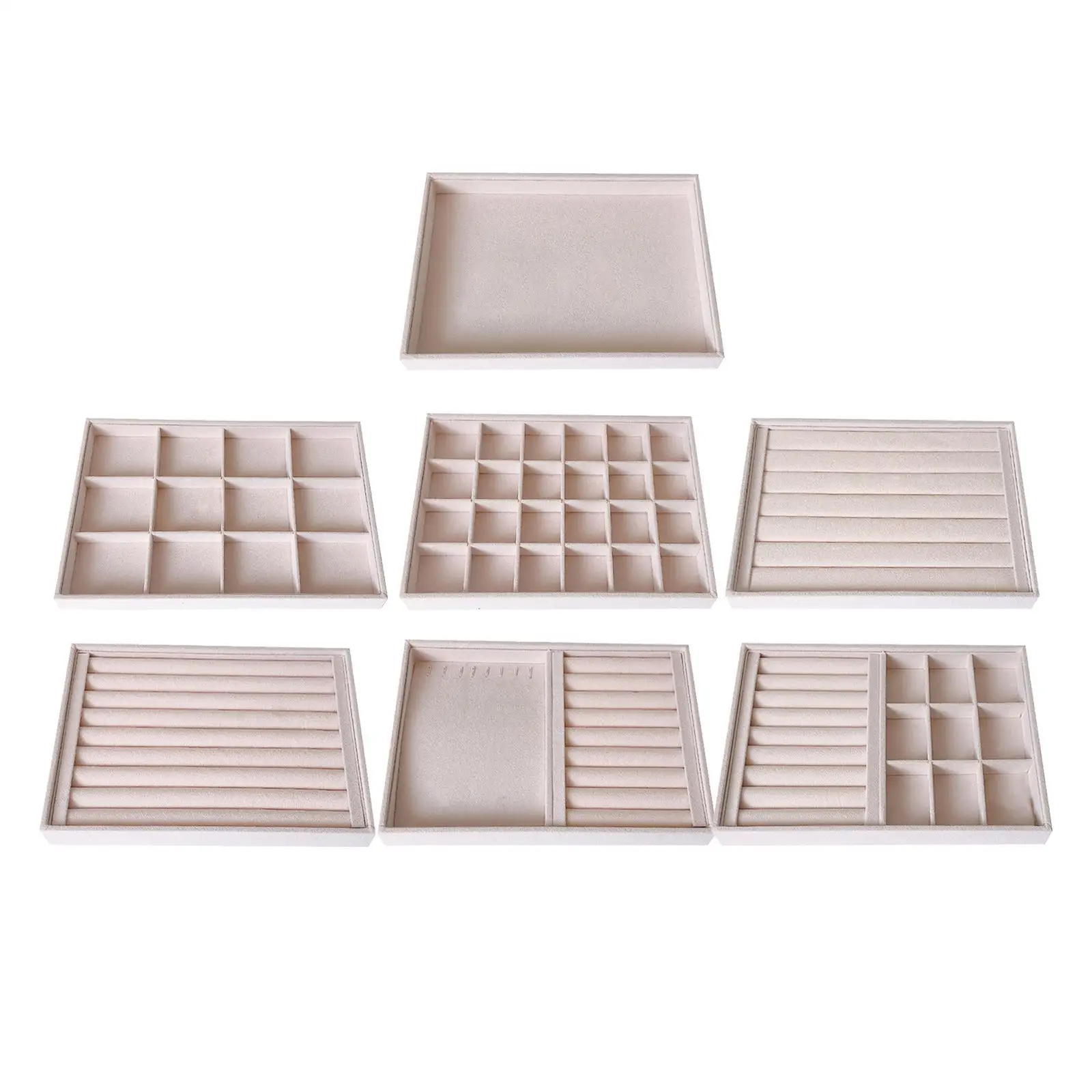 Штабелируемый бархатный лоток для хранения ювелирных изделий, чехол-держатель для колец, органайзер для показа
Штабелируемый бархатный лоток для хранения ювелирных изделий, чехол-держатель для колец, органайзер для показа