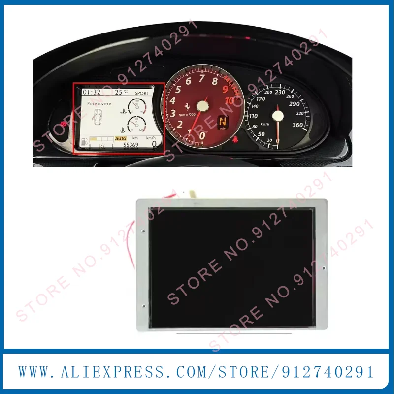 Original 5 inch LCD Display Screen For Ferr ari 599 GTB Fior ano 599GTO 599SA Aperta 612 Scaglietti and Enzo Instrument Clusters
Original 5 inch LCD Display Screen For Ferr ari 599 GTB Fior ano 599GTO 599SA Aperta 612 Scaglietti and Enzo Instrument Clusters